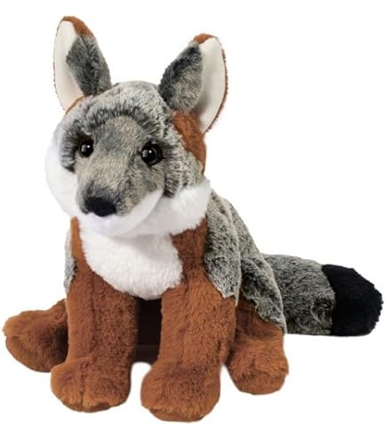 Amazon.com: The Petting Zoo Silver Fox Stuffed Animal, Wild Onez